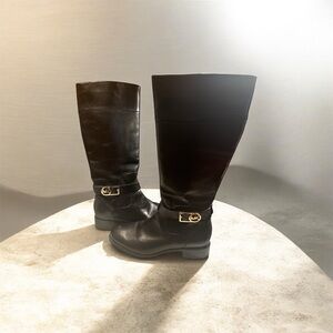 Michael Kors Collection Black Over the Knee Boots